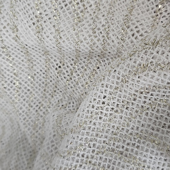 Lilly Pulitzer Ellio Metallic Wave Foil Mesh Caftan Swimsuit Cover Up Dress XS - Picture 3 of 7